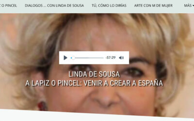 Linda de Sousa. A Lápiz o pincel: Venir a crear a España